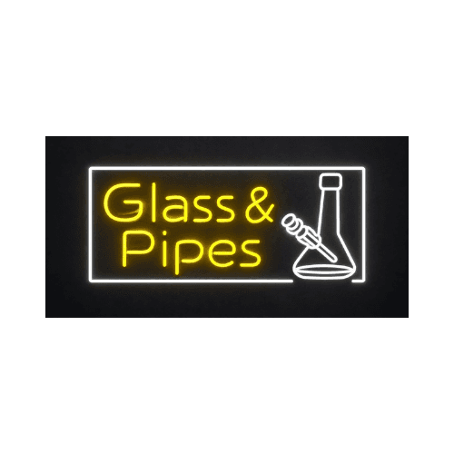 Glass & Pipes Sign