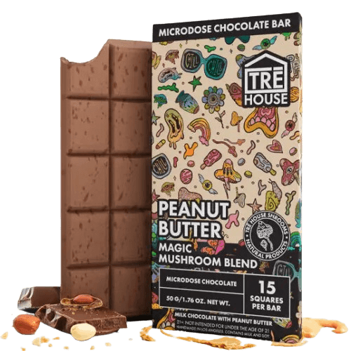 TRE house Mushroom micro dose chocolate bars