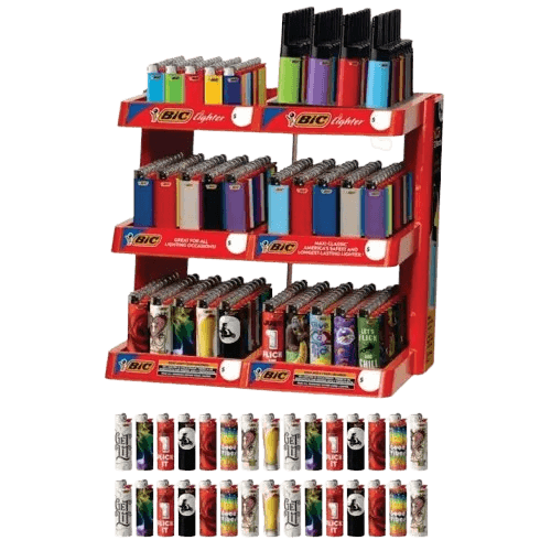 Bic 3 Tier Lighter Display